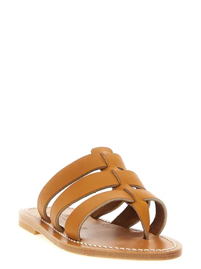 K.jacques Saint Tropez Dolon Sandals Beige In Brown