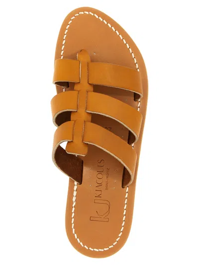 K.jacques Saint Tropez Dolon Sandals Beige In Brown