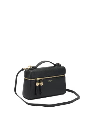 Tory Burch Mini Romy Slim Top Handle Bag In Black