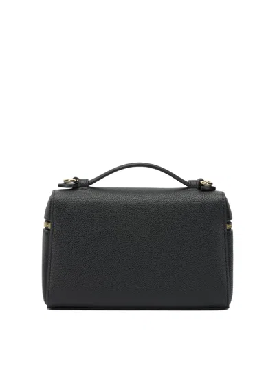 Tory Burch Mini Romy Slim Top Handle Bag In Black