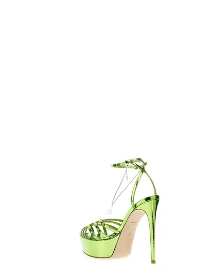 Nicolo' Beretta Heidi Sandals Green In Green