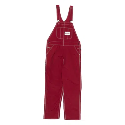 Napapijri Contrast-stitching Jumpsuit In Red