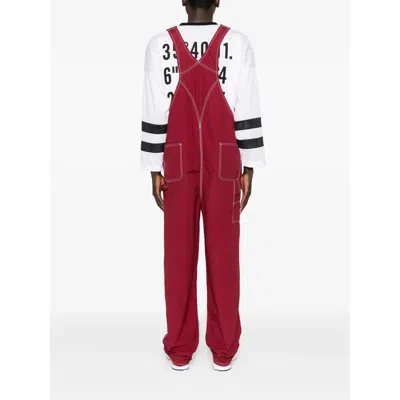 Napapijri Contrast-stitching Jumpsuit In Red