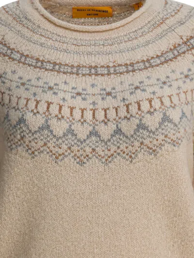 Guest In Residence Cloud Chalet Fair Isle Wool And Cashmere-blend Sweater In Nude