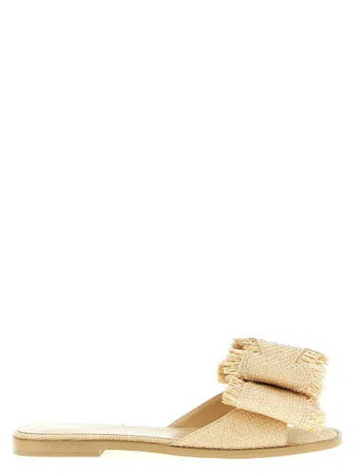 Mach&mach Le Cadeau Sandals Beige In Neutral