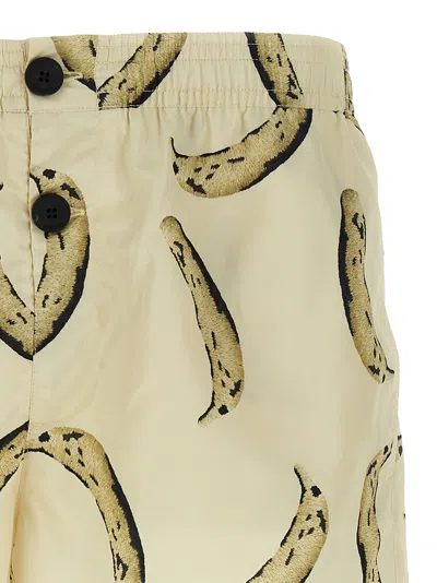 Jacquemus Le Maillot Puntini Beachwear Yellow In Animal Print