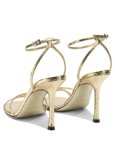 Jimmy Choo 1998 Leo Candy Wrap Leather In Gold