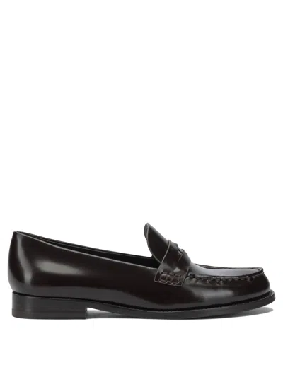 Tory Burch Penny Strap Loafers And Slippers Collection In Black