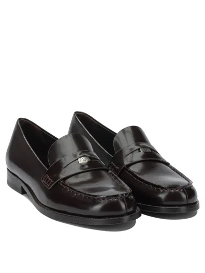 Tory Burch Penny Strap Loafers And Slippers Collection In Black