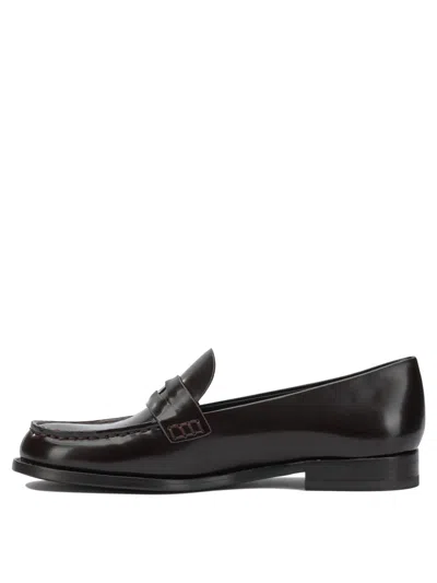 Tory Burch Penny Strap Loafers And Slippers Collection In Black