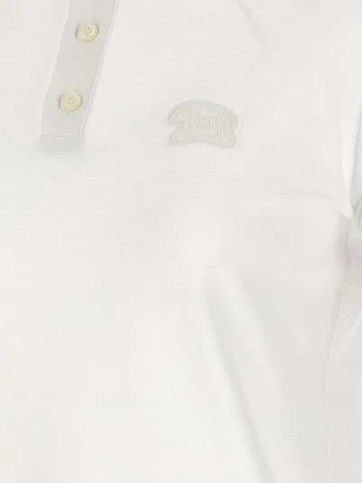 Dsquared2 Maxi Cut Out Polo Dress Dresses White In White