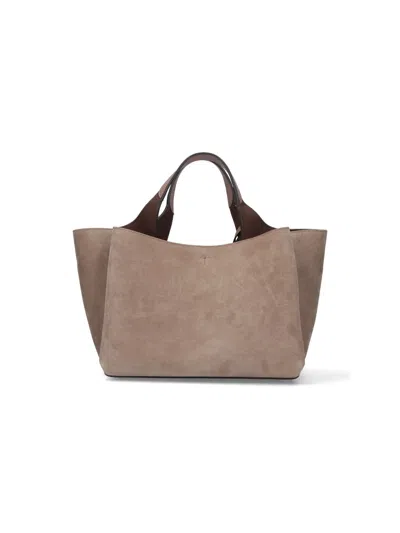Tod's T-timeless Mini Tote Bag In Brown