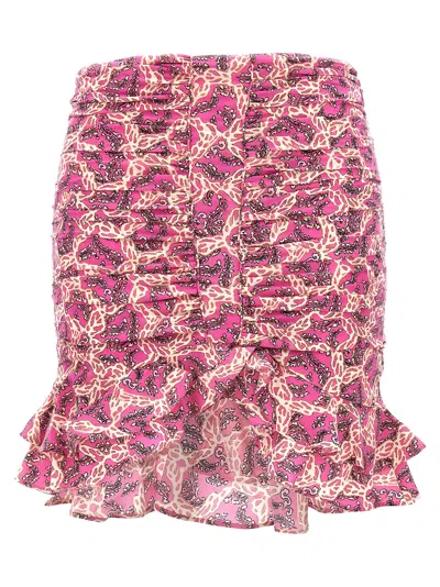 Isabel Marant Milendi Skirts Fuchsia In Pink