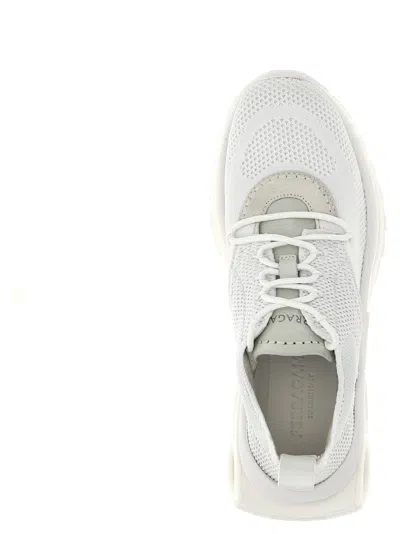 Ferragamo Mina Sneakers White In Animal Print