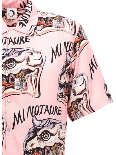 Endless Joy Minotaur Shirt And Blouse Pink In White