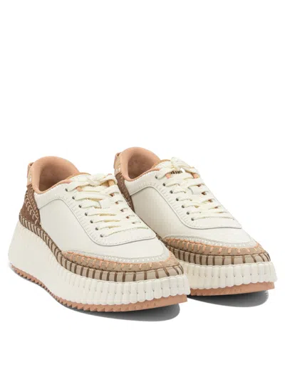 Chloé Chloe Nama Sneakers Women In Neutral