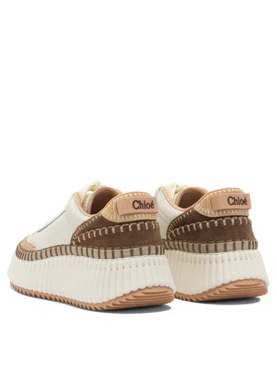 Chloé Chloe Nama Sneakers Women In Neutral