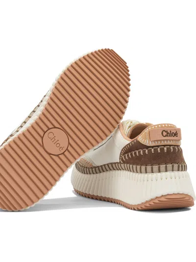Chloé Chloe Nama Sneakers Women In Neutral
