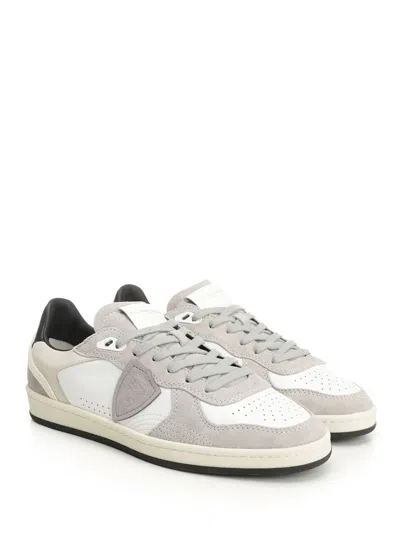 Philippe Model Pgal Low Man Sneakers Multicolor In Gray