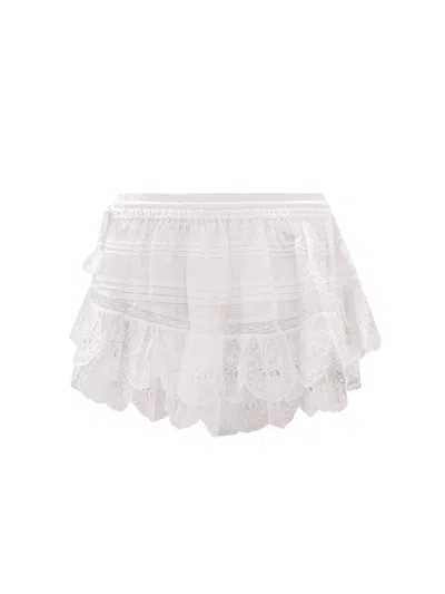 Isabel Marant Étoile Puria Organic Cotton Shorts In White