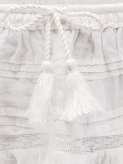 Isabel Marant Étoile Puria Organic Cotton Shorts In White