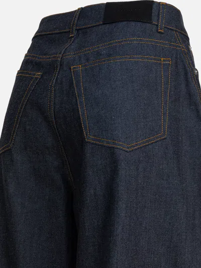 Givenchy Balloon-fit Denim Jeans With Classic Texture In Blue