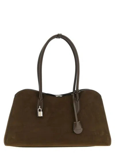 Stella Mccartney Ryder Open Shoulder Bag In Brown