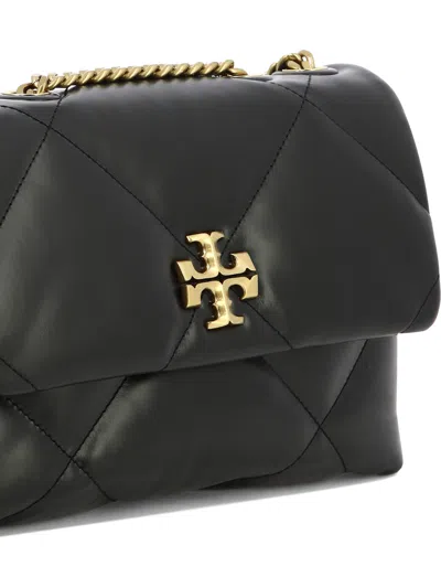 Tory Burch Shoulder Convertible Kira Shoulder Bag With Diamante Trapuntatura In Black