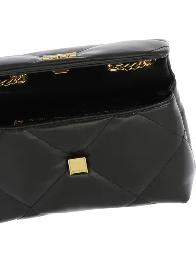 Tory Burch Shoulder Convertible Kira Shoulder Bag With Diamante Trapuntatura In Black