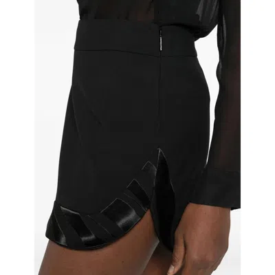 Pucci Side Zipper Midi Skirt In Black