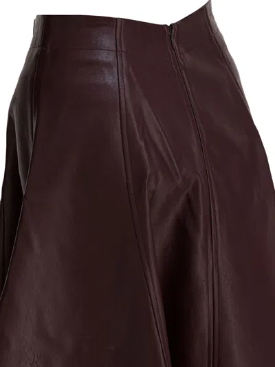 Thelaurent Skirts Bordeaux In Purple