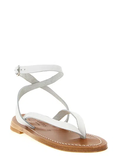 K.jacques Saint Tropez Smyrne Sandals White In White