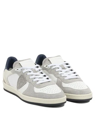 Philippe Model Sneakers & Slip-on White In Gray