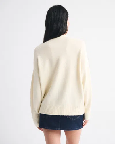 Abercrombie & Fitch Dad Fairisle Crew Sweater In Brown