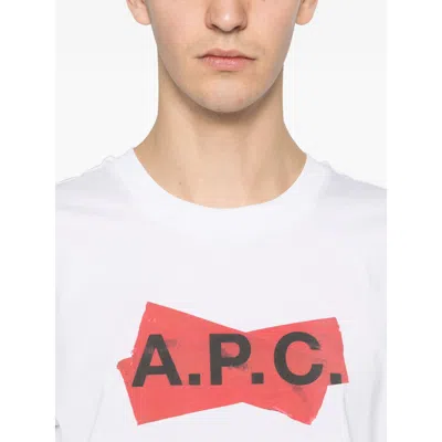 Apc Logo-detail T-shirt In Multi