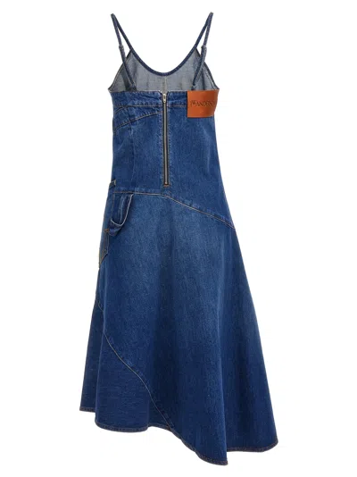 Jw Anderson Blue Cotton Clothing Dresses