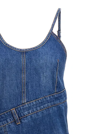 Jw Anderson Blue Cotton Clothing Dresses