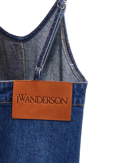 Jw Anderson Blue Cotton Clothing Dresses