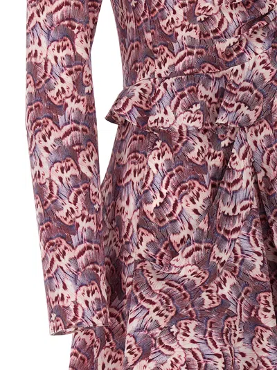 Isabel Marant Usmara Dresses Multicolor In Pink