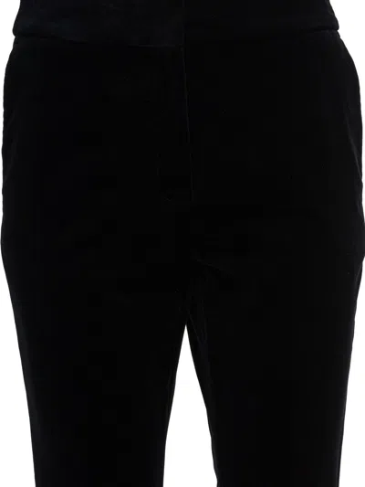 Golden Goose Velvet Pants Trousers Black In Black