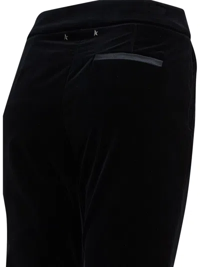 Golden Goose Velvet Pants Trousers Black In Black