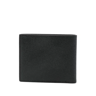 Tom Ford Logo Leather Wallet Wallets And Card Holders Black In Black