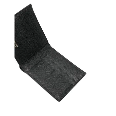 Tom Ford Logo Leather Wallet Wallets And Card Holders Black In Black