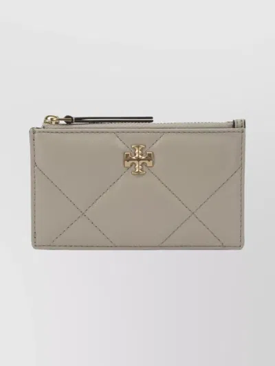 Tory Burch Quilted Purses And Card Holders Collection In Brown