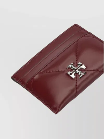 Tory Burch Quilted Purses And Card Holders Collection In Burgundy