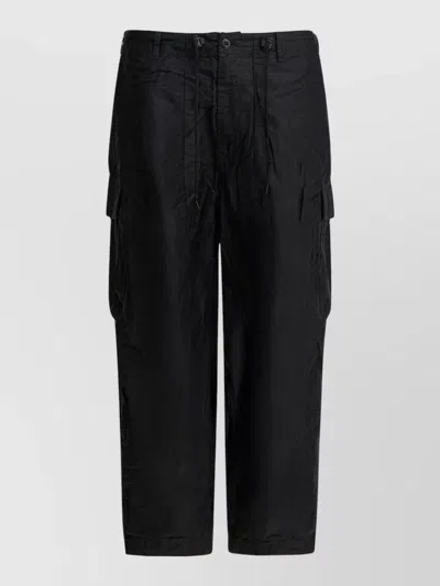 Needles Utility Cargo Trousers Pockets In Black