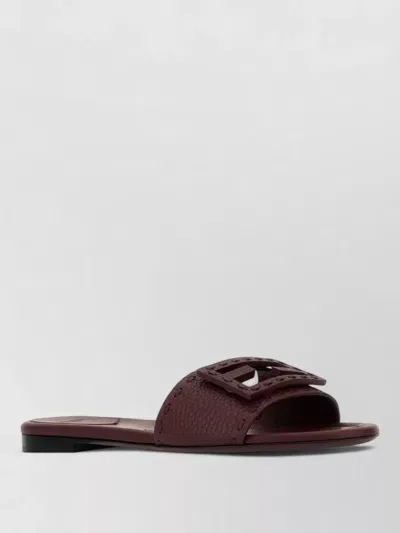 Fendi Slide And Flip Flops Flat Sole In Multi