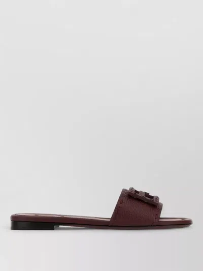 Fendi Slide And Flip Flops Flat Sole In Multi