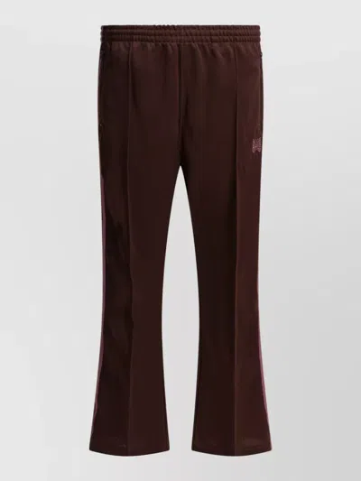 Needles Poly Smooth Logo Boot-cut Pants In Multi