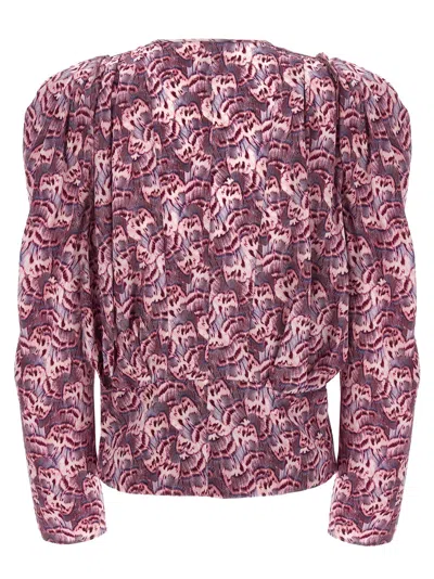 Isabel Marant Zarga Shirt And Blouse Multicolor In Animal Print